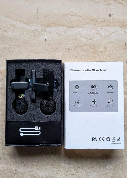 Microphone Wireless Lavalier