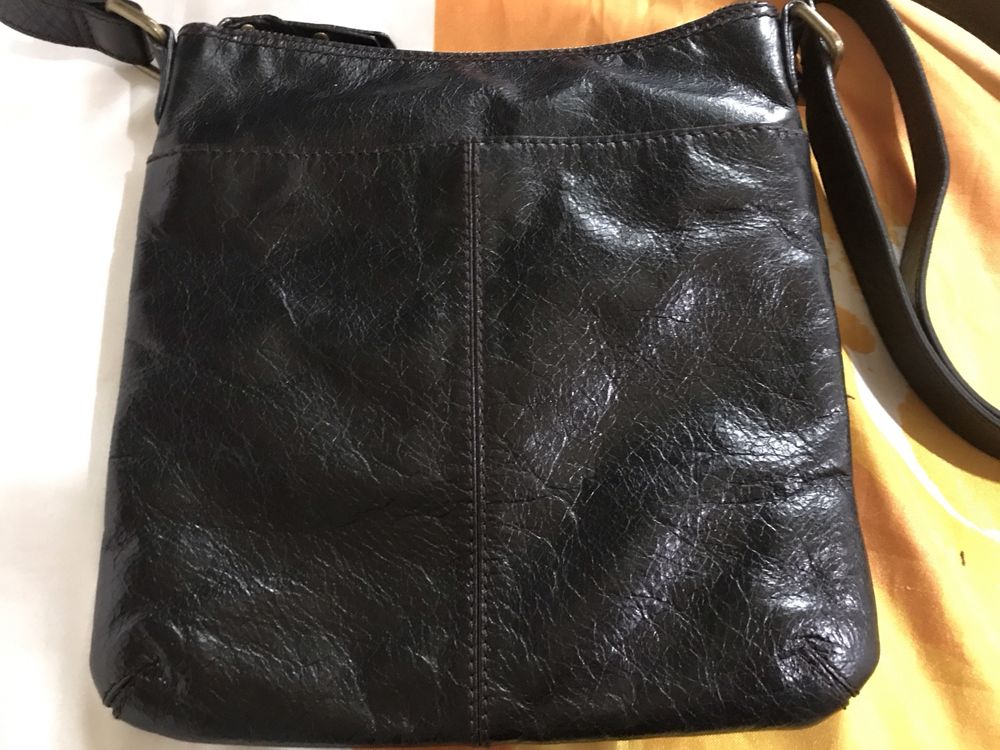 Подарок мужу. Брендовая мужская кожаная сумка M&S. 27-25 см