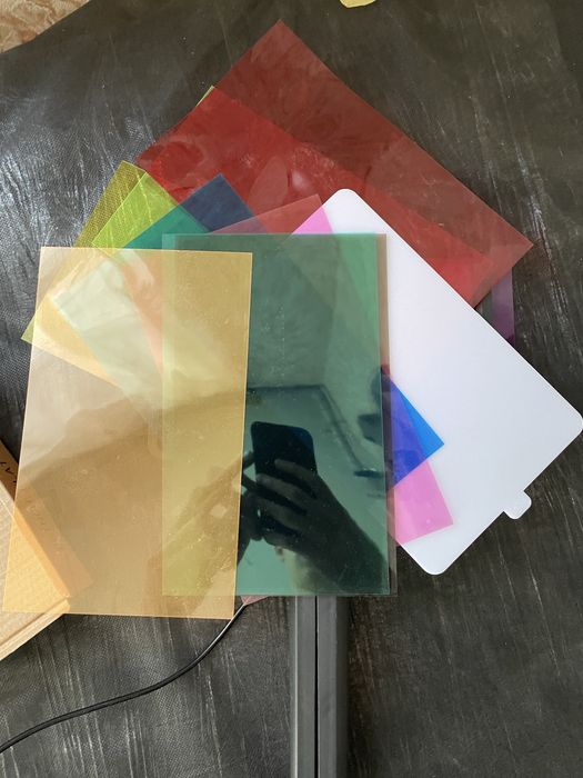 Студійне світло 8 кольорових картриджів