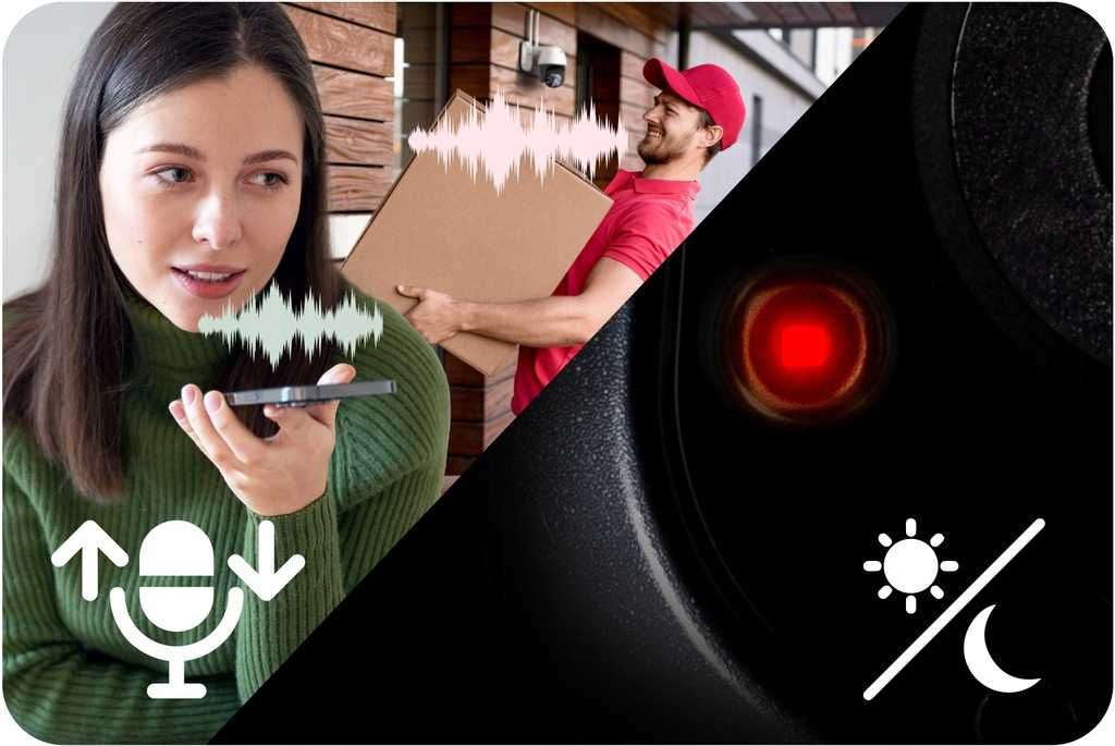Obrotowa Kamera Zewętrzna IP WIFI 3X ZOOM 5MPx 2K