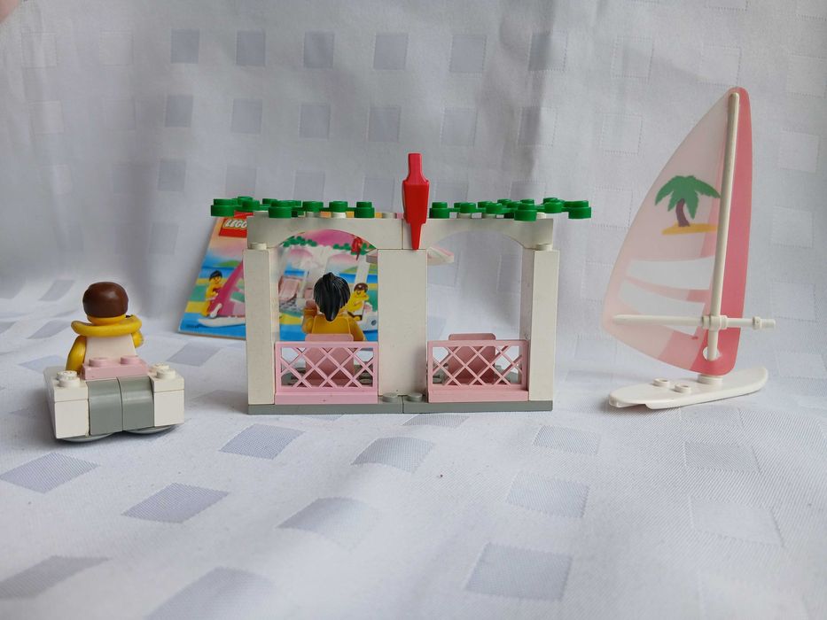 6401 LEGO Zestaw Kompletny Instrukcja Plaża Seaside Cabana