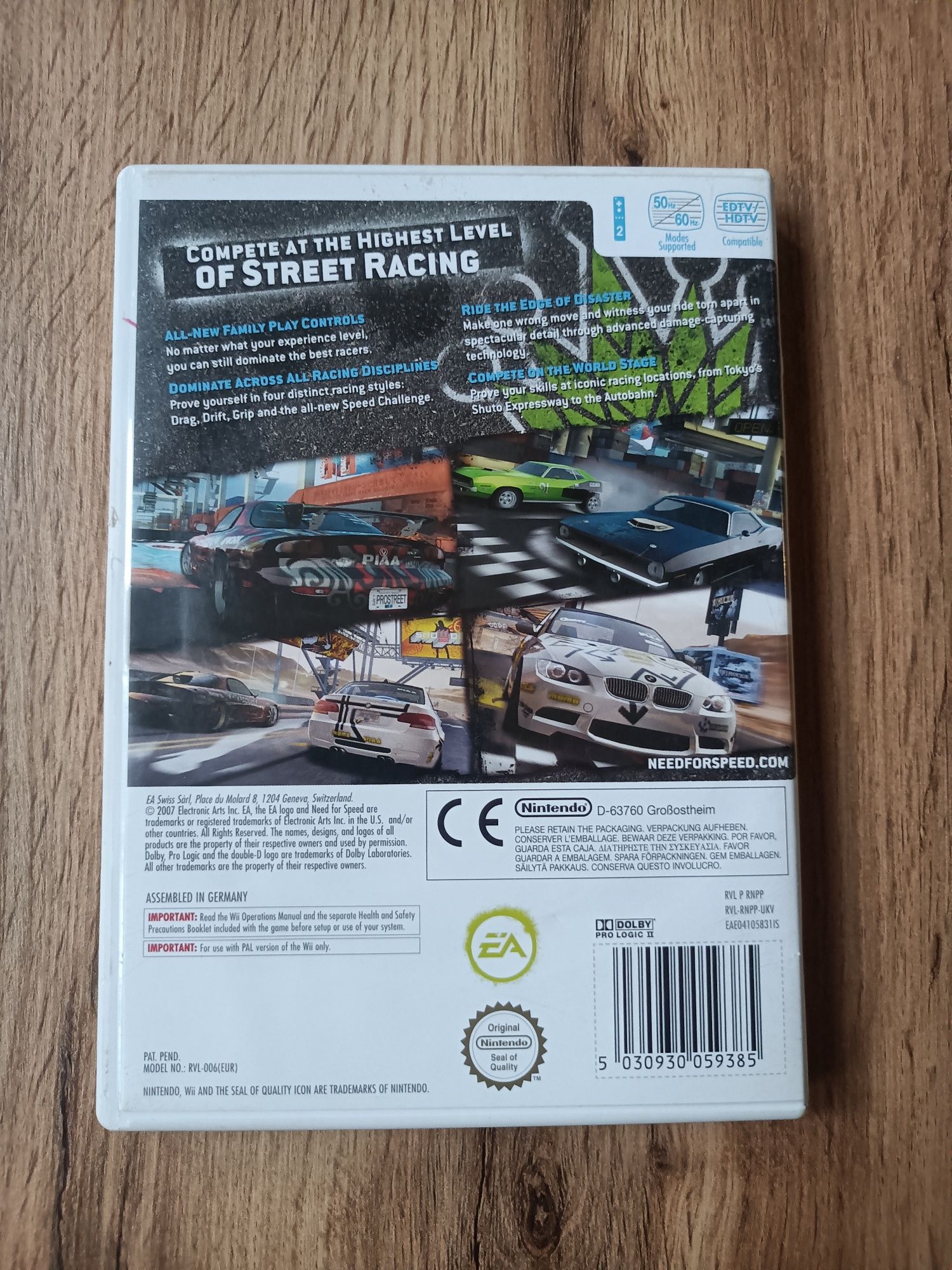 Need For Speed ProStreet Nintendo Wii
