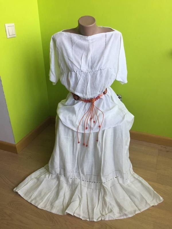 Костюм із марлі з мережкою часів СРСР/ ручна робота/ вінтаж/нюанси!!!