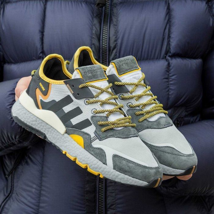 Мужские кроссовки Adidas Nite Jogger Boost Core адидас найт джоггер