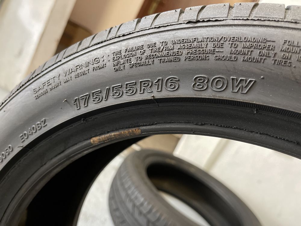 Pneus 175-55r16 Bridgestone como novos
