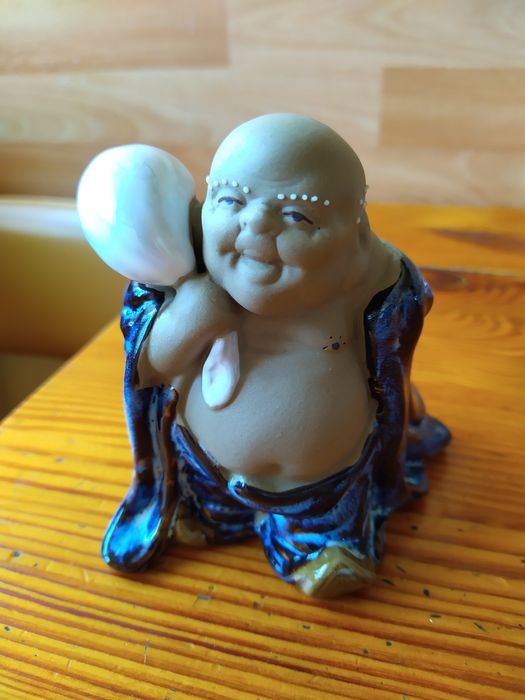 Budda Buddha Figurka Porcelana 11,5cm.