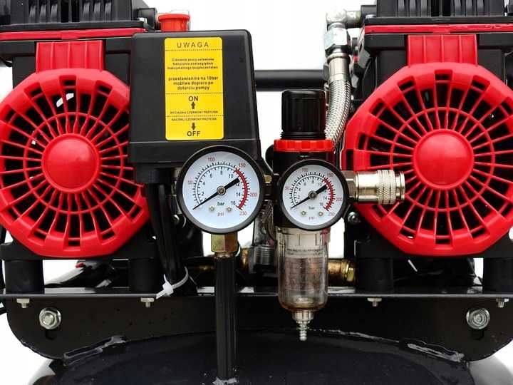 12Bar KOMPRESOR k26 bezolejowy tłokowy 100L sprężarka pompa powietrza