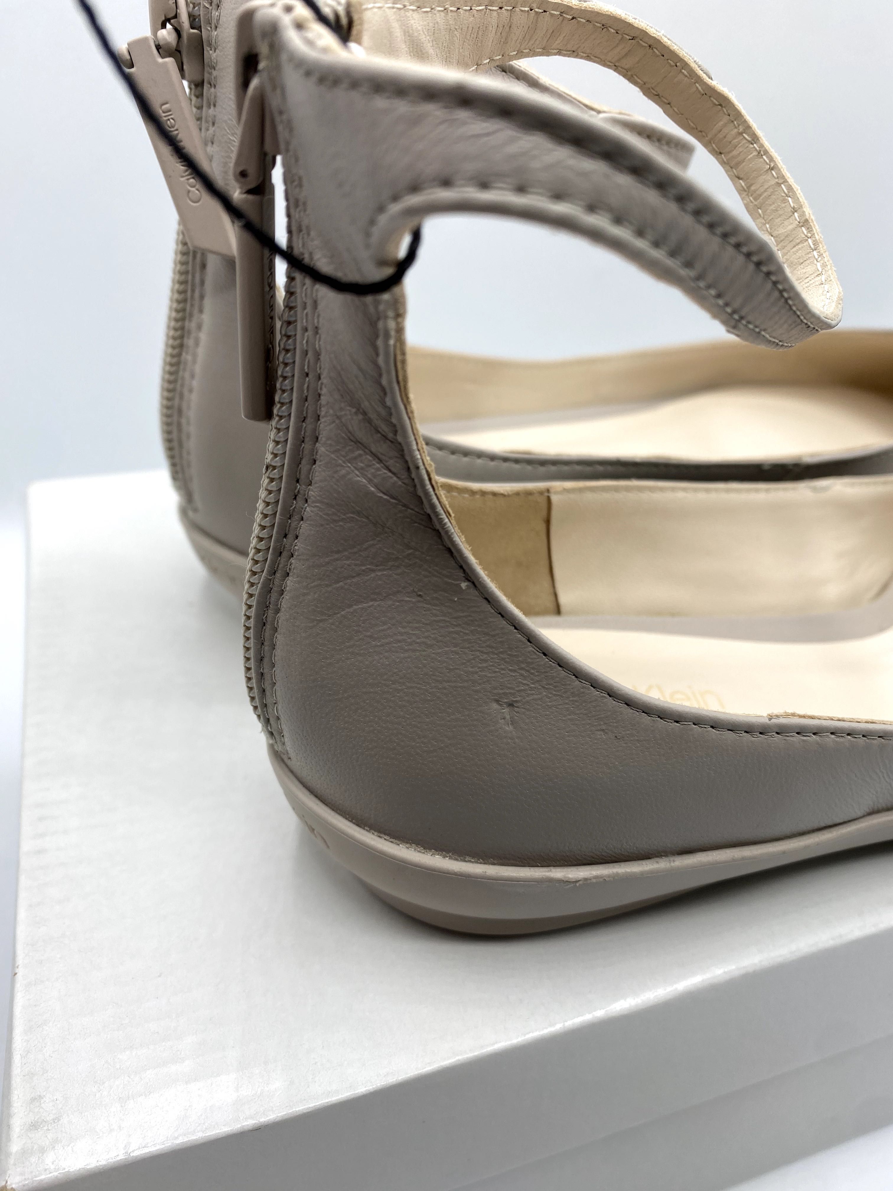 Calvin Klein Baleriny Wrapped Ankle Strap Ballerina rozmiar 40