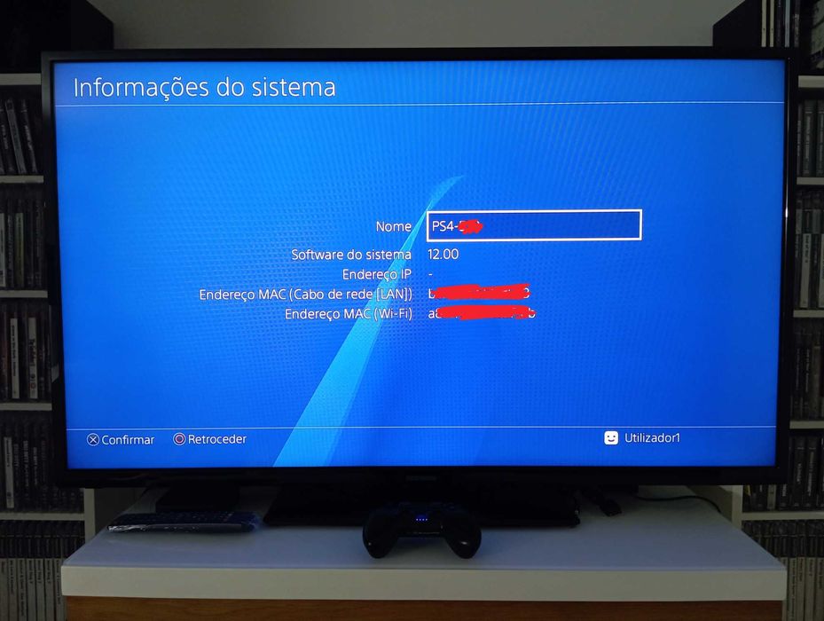 PS4 slim SOFTWARE 12.00 DESBLOQUEÁVEL, comando NOVO (faço retomas)