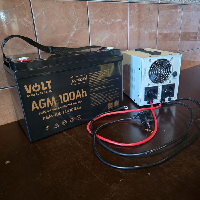 Джерело безперебійного живлення (ДБЖ)+ Акумулятор 100Ah AGM