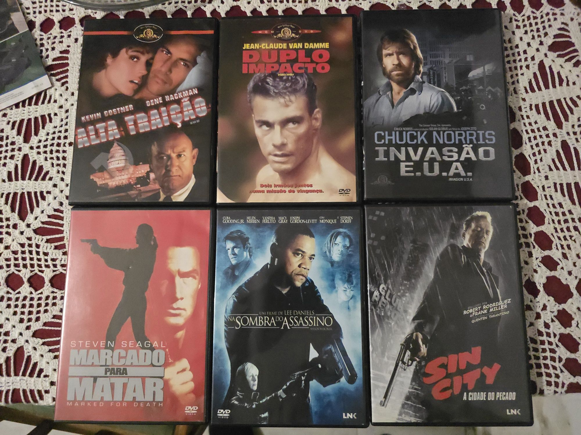 DVDs como novos completos