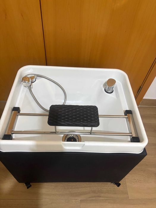 Calha Cabelo Portátil para Spa