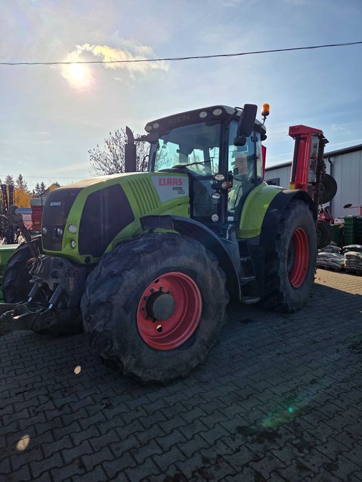 Usługa mulczowania kukurydzy, mulczer 6,4m Claas Axion 850
