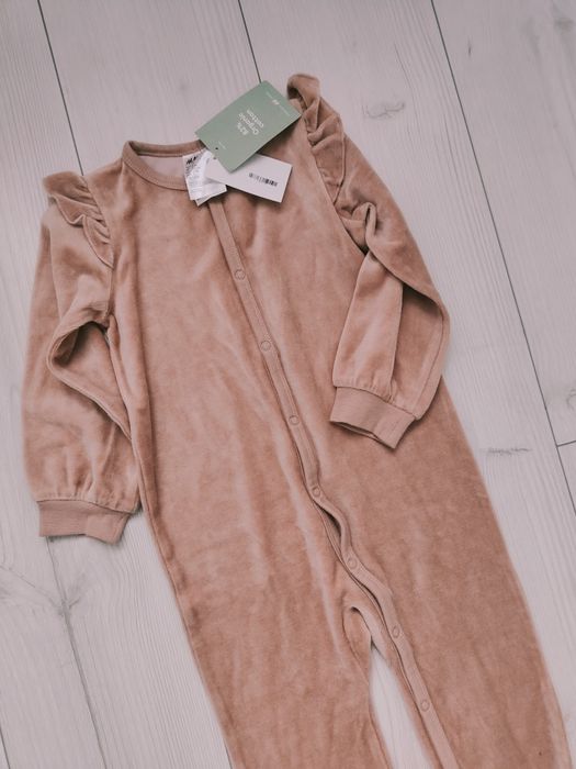 Nowy kombinezon body H&M pajacyk piżamka bawełna organiczna antypośliz