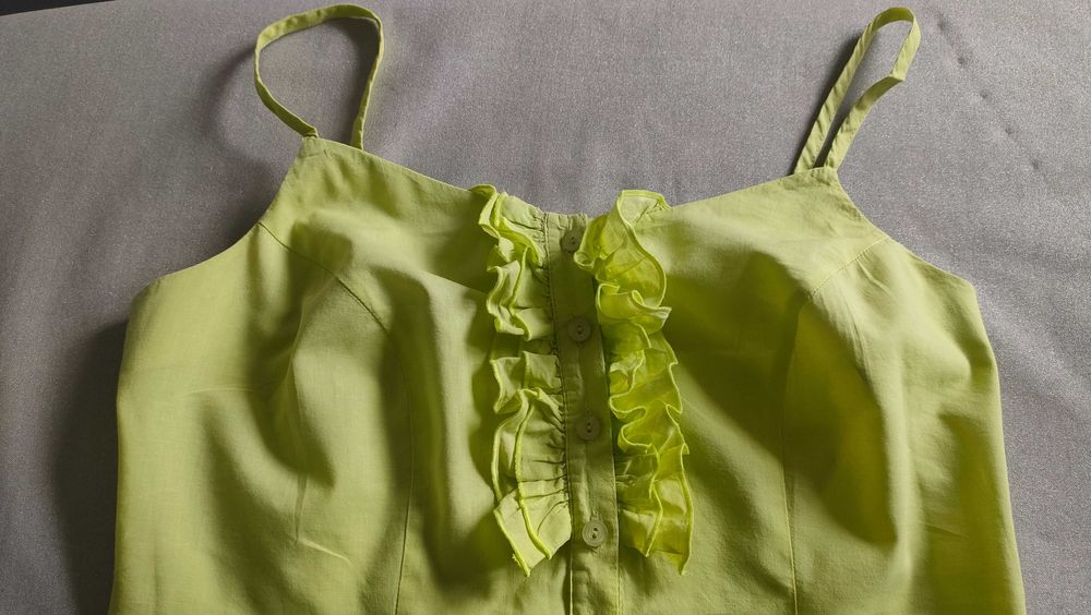 Bluzka żółta na ramiączkach