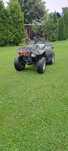 Quad Kawasaki klf 250a i przyczepa z wywrotem  hydraulicznym w tyl