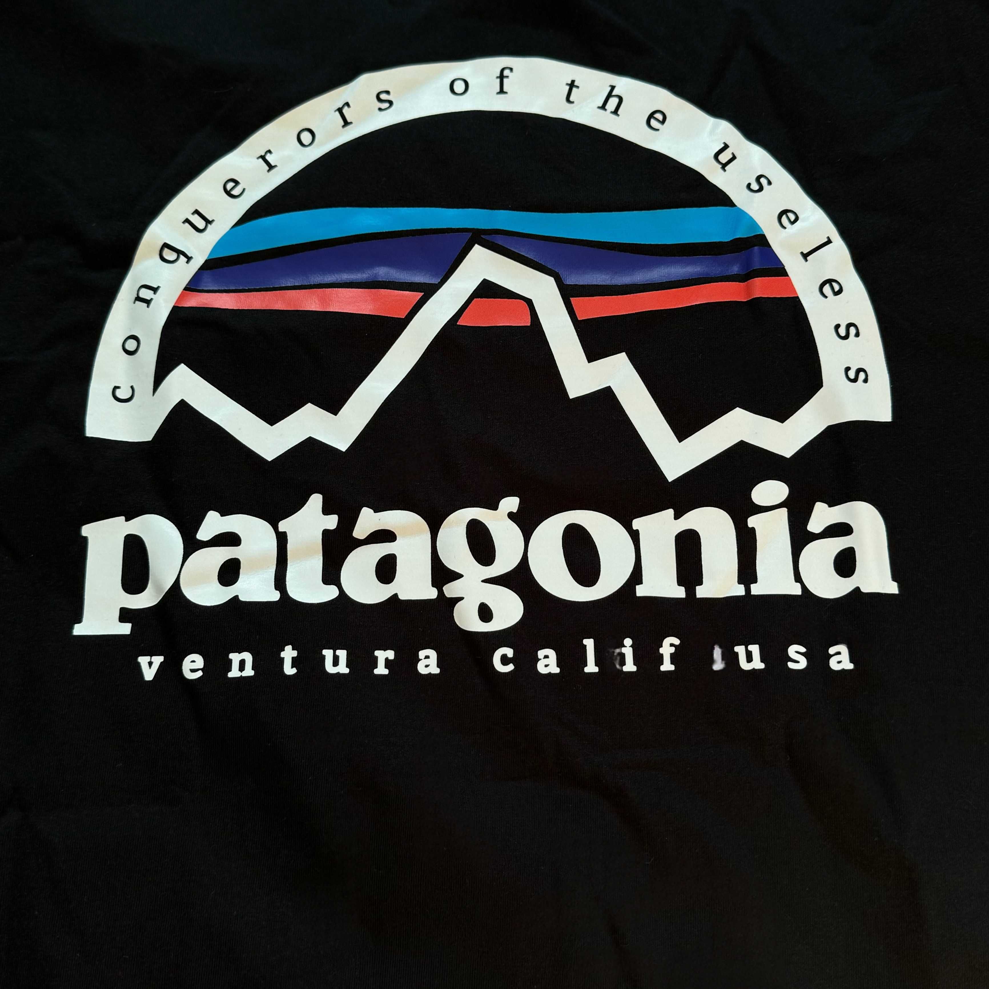 Футболка Patagonia Ventur Calif Usa(S, M, L) у чорному кольорі.
