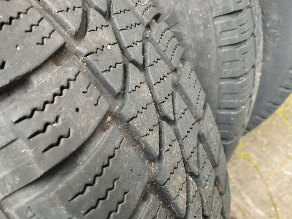 Koła transit 16 z oponami 215/75 r16c zimowe