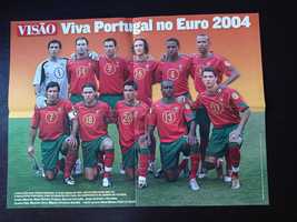 Poster da equipa de futebol Portugal 2004