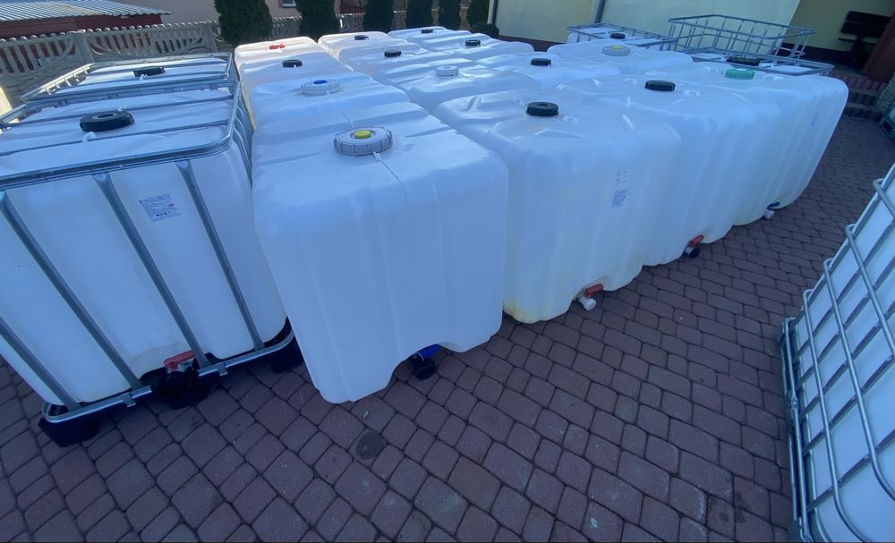 Zbiornik Wkład Mauzer beczka 1000l z minimalnym osadem Faktura Vat