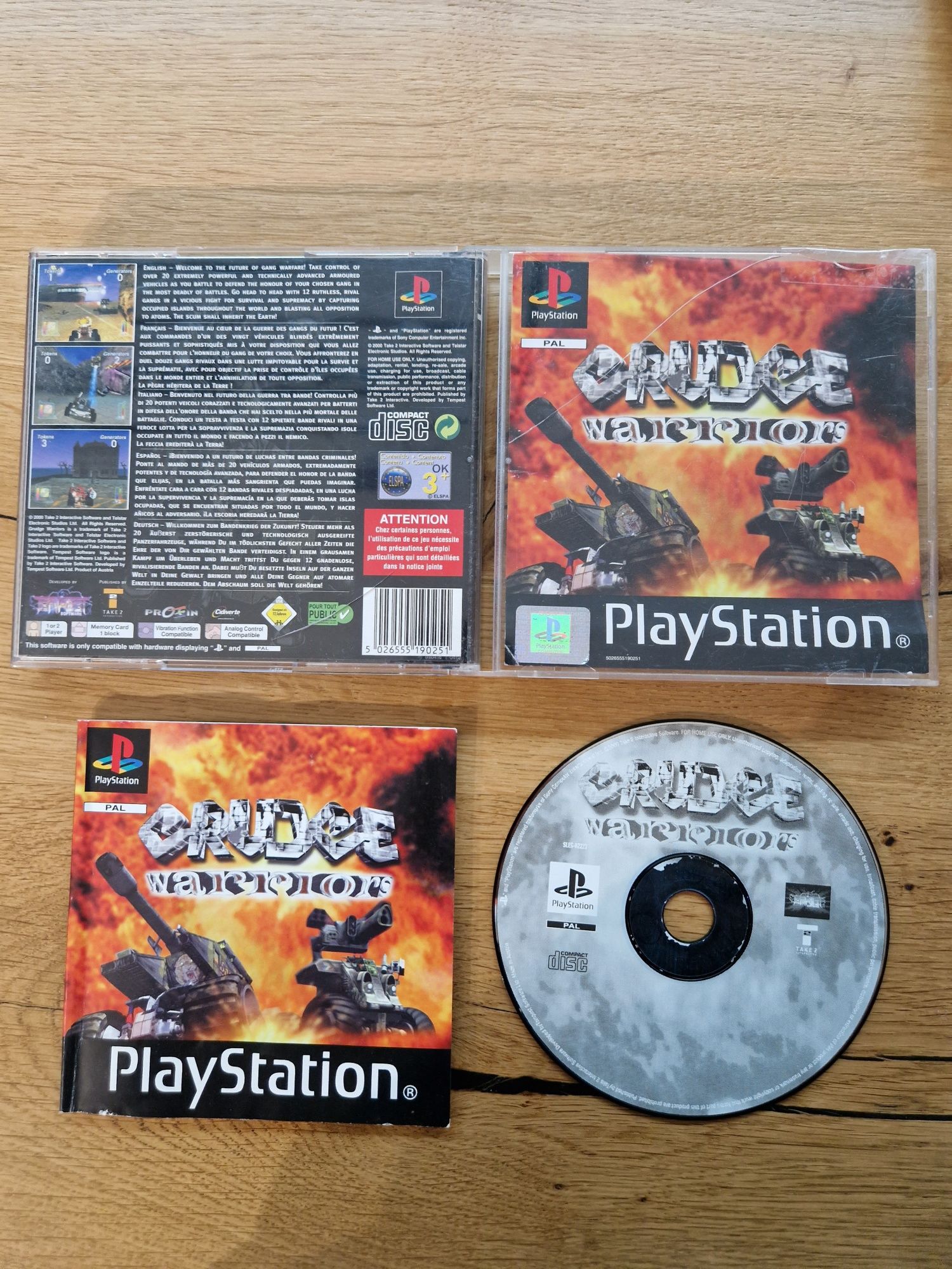 Grudge Warriors ps1 psx PlayStation 1 3xang