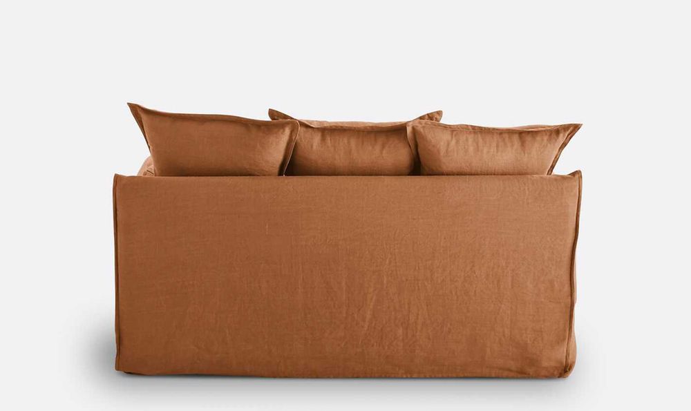 Sofá em linho c/ dois anos e meio