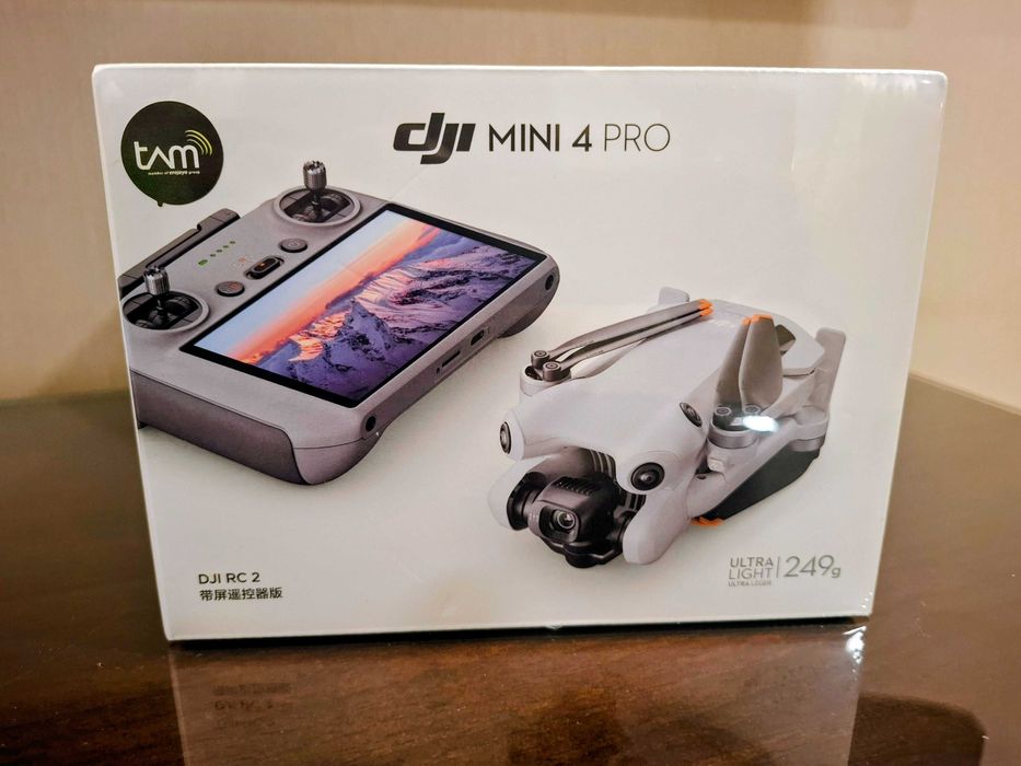 Nowy oryginalnie zapakowany dron DJI Mini 4 PRO z kontrolerem RC2