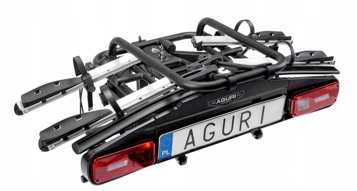 BAGAŻNIK ROWEROWY NA HAK Aguri Active E-Bike 2 rowery  Elektryki