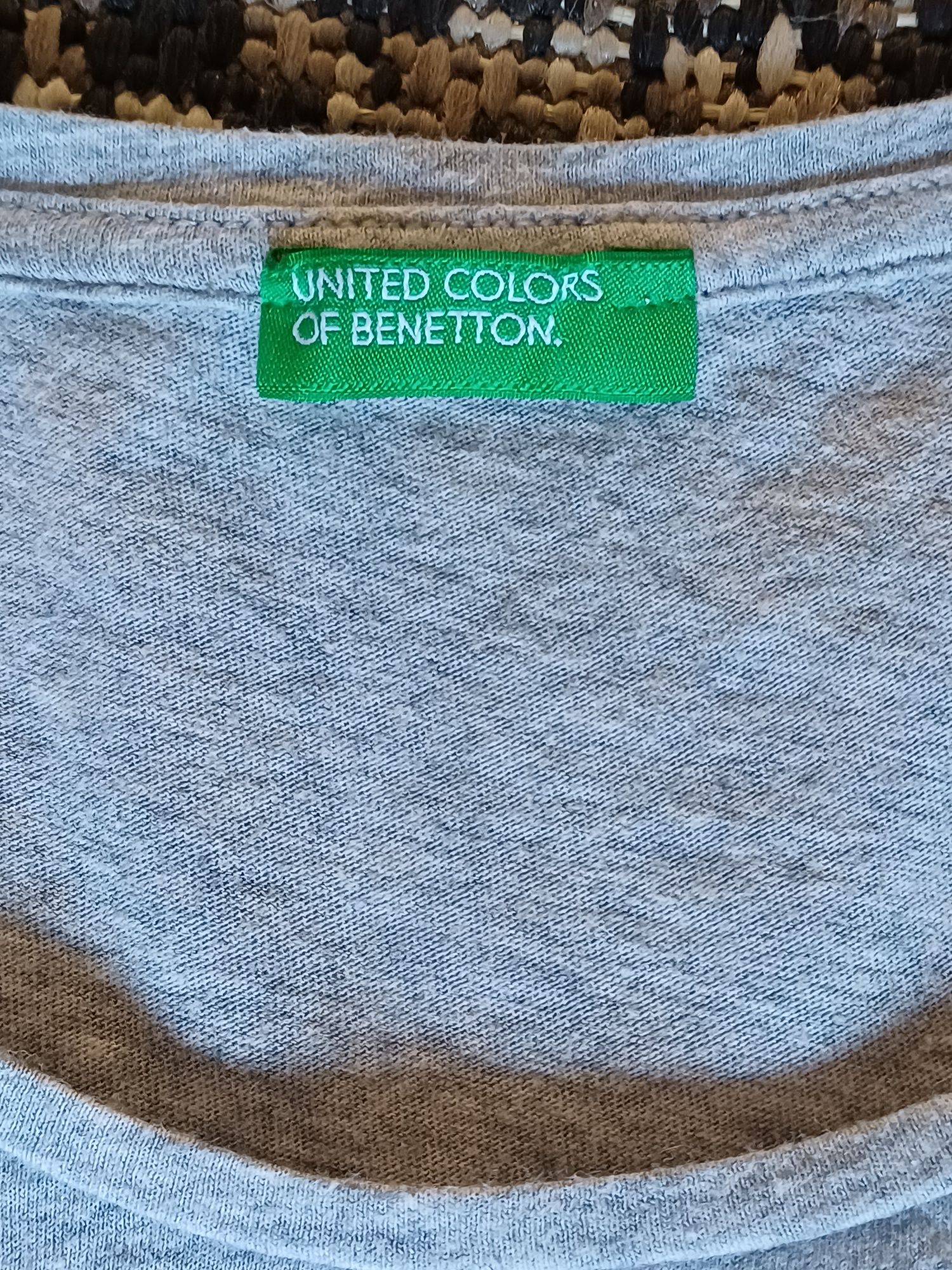 T-Shirt koszulka bluzka Benetton XS 100% bawełna