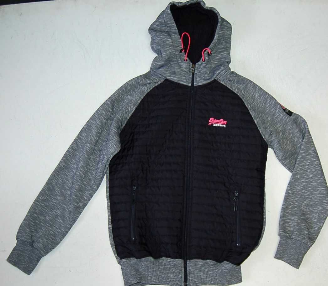 SUPERDRY L/XL bluza damska ciepła z kapturem