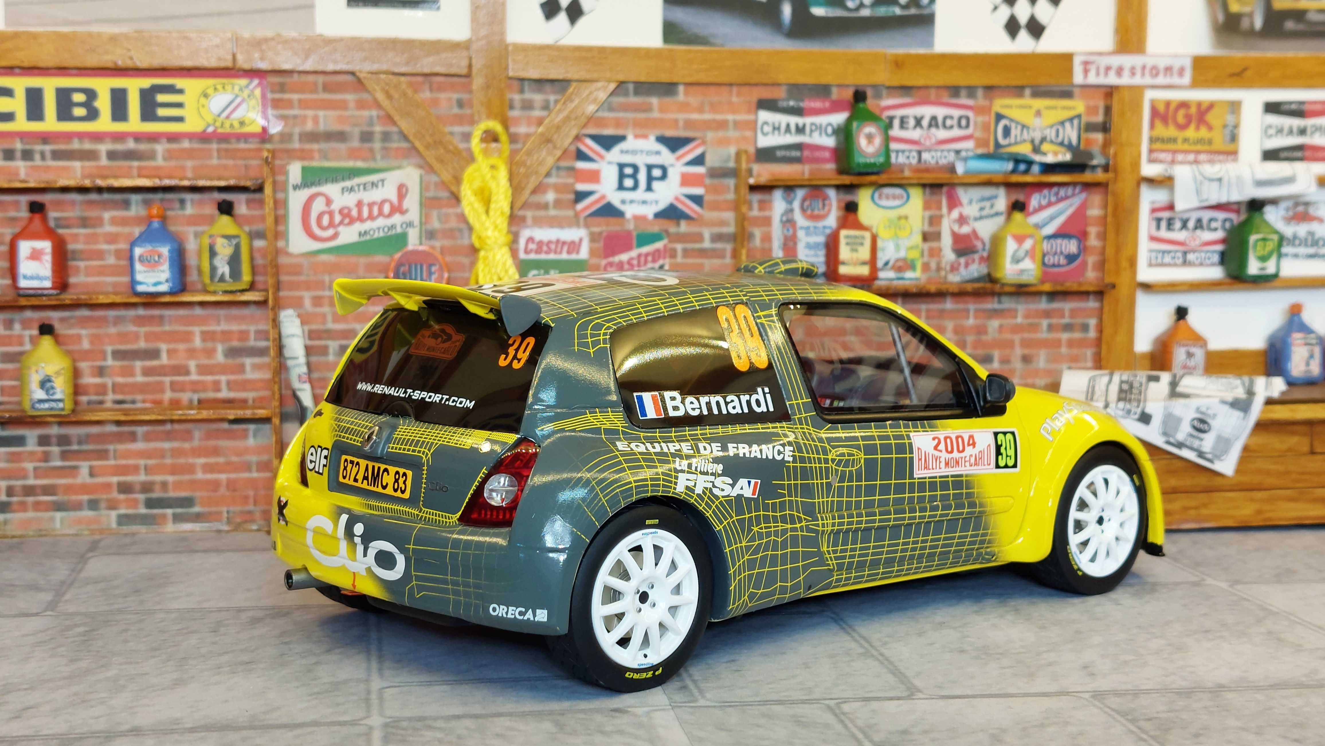 Renault Clio S1600 kit car Monte-Carlo 2004 otto 1:18