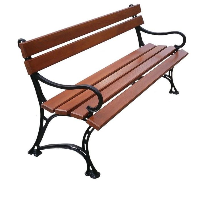 Ławka parkowa ogrodowa z podłokietnikiem