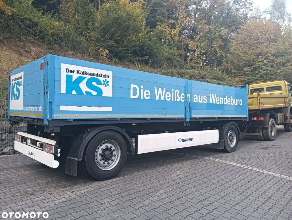 Krone Krone Przyczepa burtowa KRONE 2016r - import z Niemiec dwuosiowa dwu osiowa
