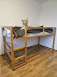 Łóżko drewniane kura Ikea