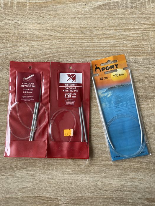 druty dziewiarskie na żyłce