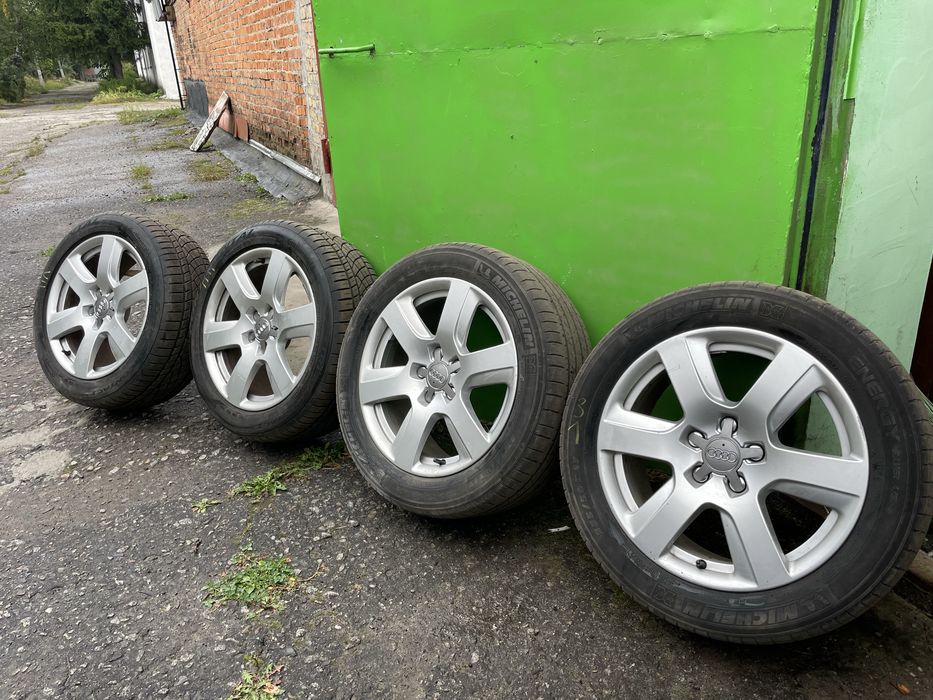 Диски с резино Audi r17 5*112