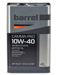 Масло моторне напівсинтетичне  10w-40 gamma-pao BARREL  4л