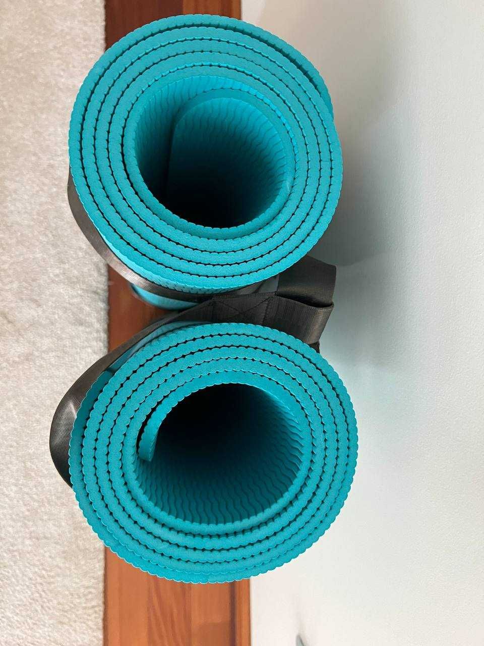 Tapete de Yoga Recovery | Azul | MYPROTEIN – Usado Como Novo!