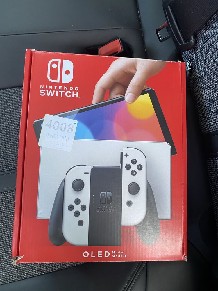 Switch OLED branco + Estojo