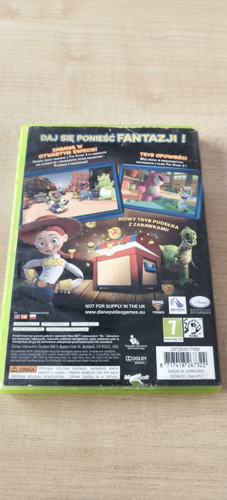 Toy story 3 Xbox 360