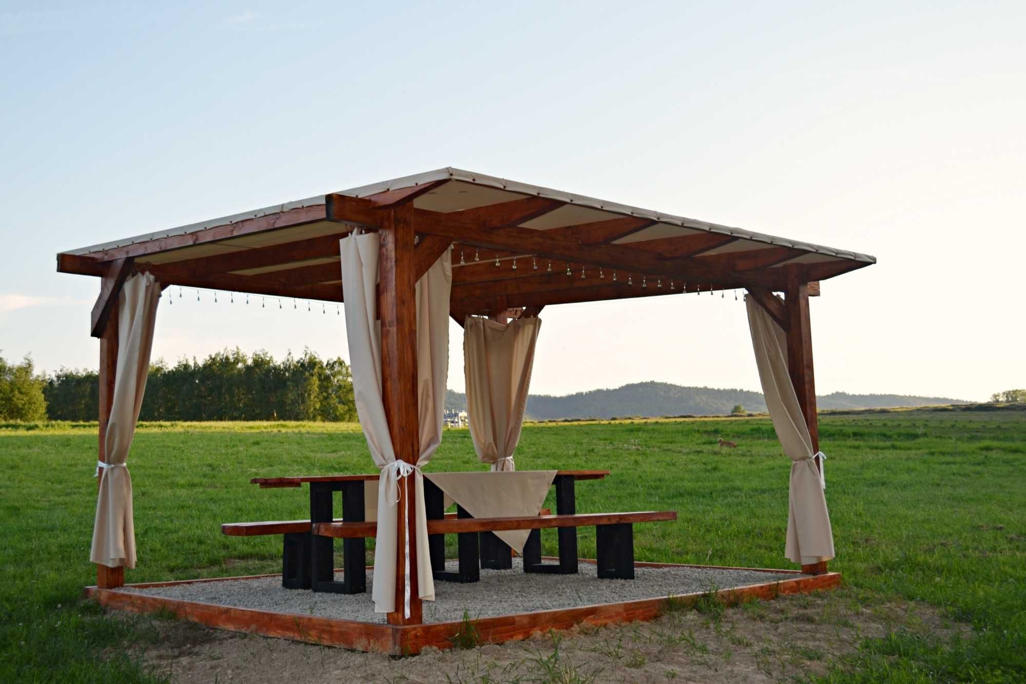 Ognisty Kocioł SPA Basen  Balia , Beczka ,Alpaki Konie Domki , domek