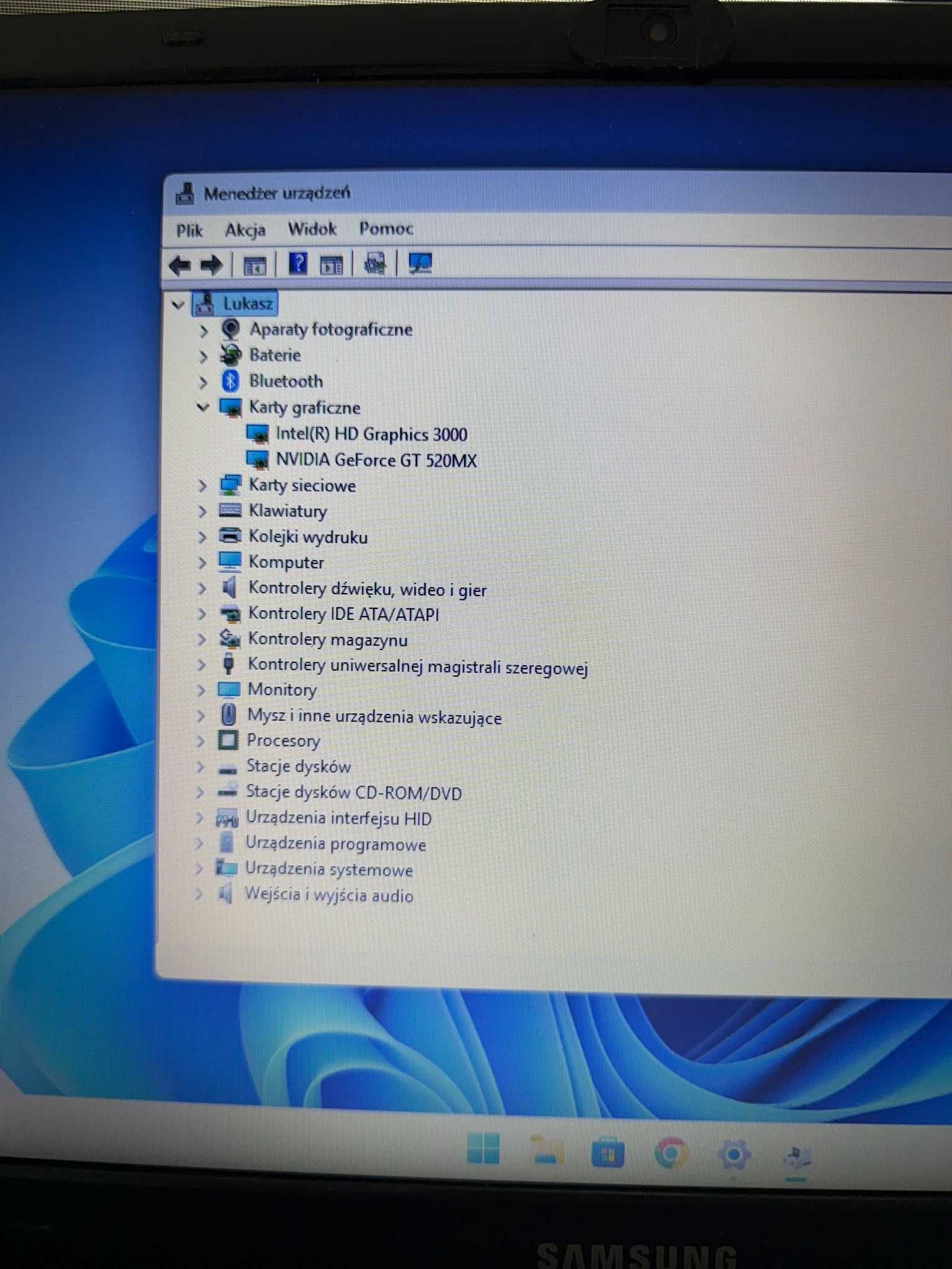 Notebook Samsung Intel Core i5/8/233 NP300