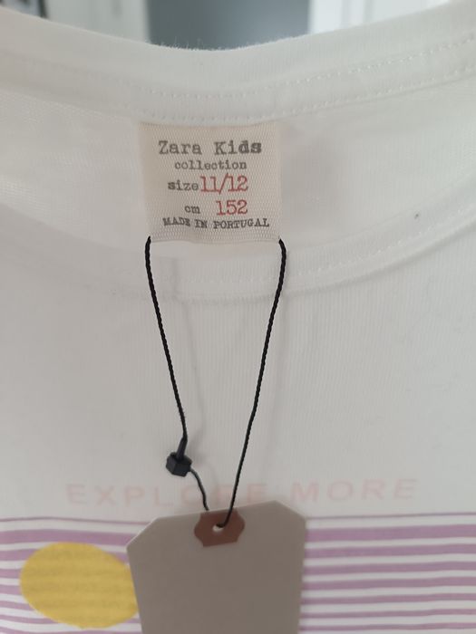 Bluzka Zara z długim rękawem