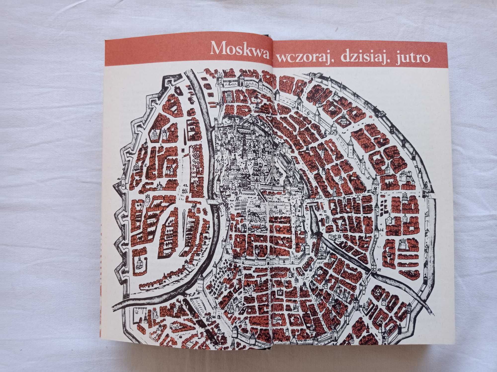 Emanuel Dwinski Moskwa i jej okolice przewodnik 1983 mapa