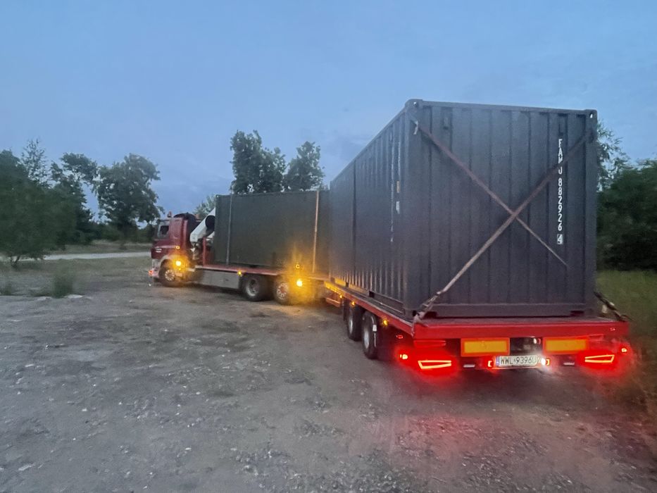 Transport Hds 8 ton. Kontenery 20”.Trawers. Gabaryty kat 2.320cmx330cm