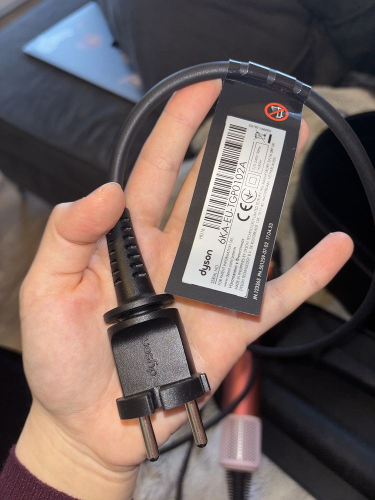 Dyson suszarka supersonik nural rózowy