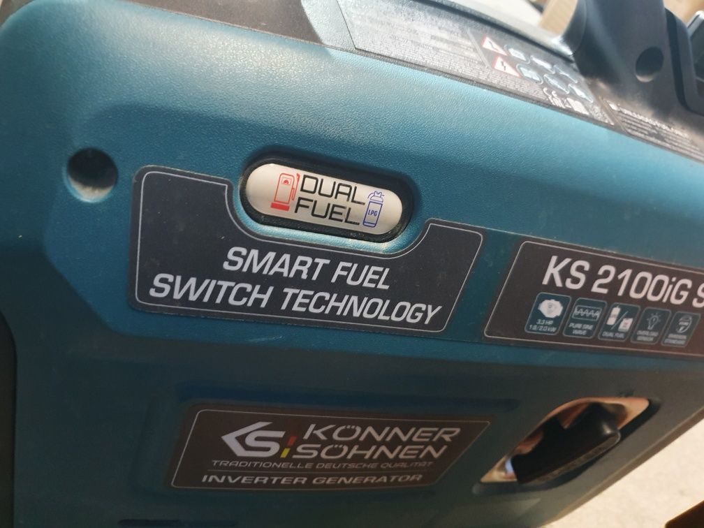 Інверторний генератор KS 2100i S (газ/бензин)