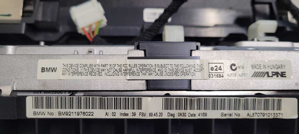 Monitor ekran wyświetlacz nawigacji CIC do BMW 1 E87 LCI lift