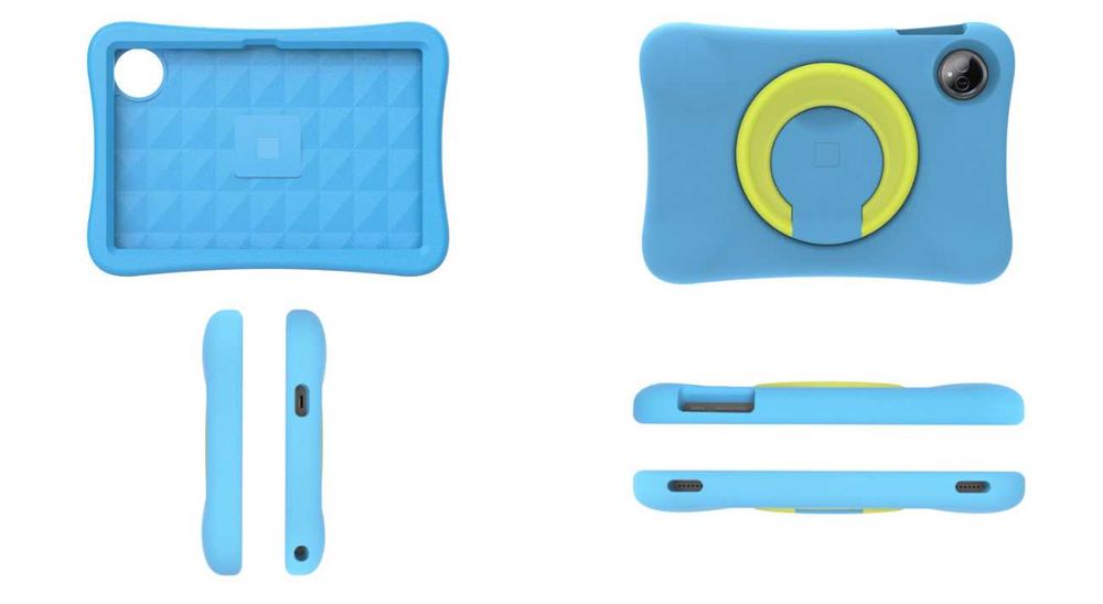Чохол захисний дитячий голубий for kids для планшета Pixus Loga 10.1"