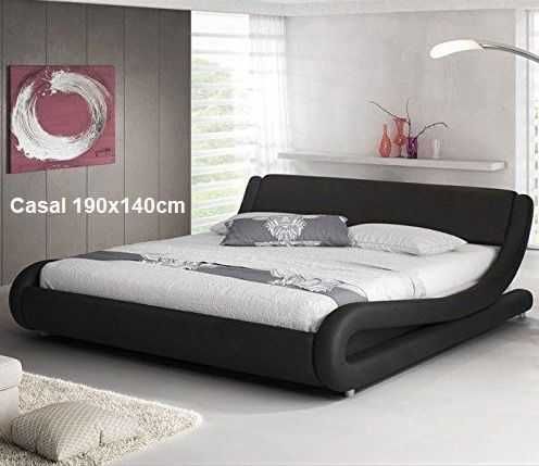 Cama de Casal + colchão 190x140